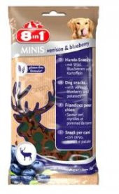 8in1 Minis Geyikli ve Yaban Mersinli Köpek Ödülü 100 Gr - 1