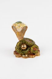 Kral Kobra Swarovski Taşlı Mücevher Kutusu - 9