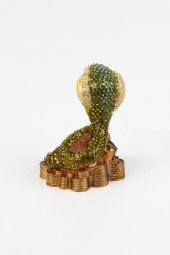 Kral Kobra Swarovski Taşlı Mücevher Kutusu - 10