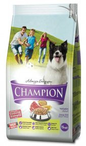 CHAMPİON DANA ETLİ YÜKSEK ENERJİ YETİŞKİN KÖPEK MAMASI 15 KG - 1