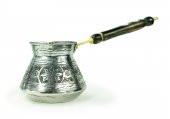 Shark Anatolia Külhan Bakır Cezve Kalay Oyma İşçiliği 580ml No:3 - 4