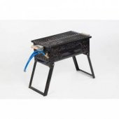 CEMRE C07 TÜPLÜ EMAYE AYAKLI MANGAL + LAV TAŞI HEDİYE - 2