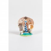 Doğal Deniz Kabukları Mavi Deniz Feneri Biblo - 1