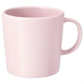 IKEA DINERA 30 CL KUPA BARDAK FİNCAN KAHVE ÇAY - AÇIK PEMBE - 2