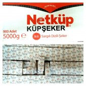 NET KÜP ÇİFT SARGILI KÜP ŞEKER 5 KG. SARGILI, ÇİFTLİ KESME ŞEKER - 1