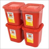 Patolojik Atık Kabı 30 lt Kırmızı Donbox Ücretsiz Kargo - 2