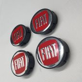 Jant Göbeği FİAT 58/55 55mm yuva 4 lü set KIRMIZI - 1