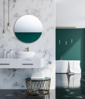 Chic Life Altair Dekoratif Oval - Yuvarlak Ayna 70 cm x 70 cm - 3