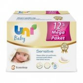 Uni Baby Sensitive Islak Mendil 12li Mega Paket 672 Yaprak - 1