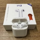 i12 TWS Bluetooth 5.0 Kablosuz Kulaklık Dokunmatik Siri Destekli - 2