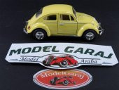 1967 VW BEETLE SARI 1:32 ÖLÇEK*KİNSMART METAL*MODELGARAJ - 8