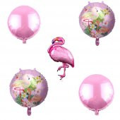 Flamingo 5li Folyo Balon Seti - 1