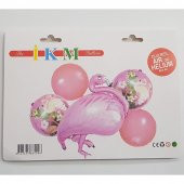 Flamingo 5li Folyo Balon Seti - 2