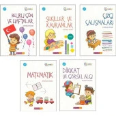 Bir Ocak Eğitim Yayıncılık Dikkat ve Görsel Algı Etkinlik Seti 5 Kitap (5 - 6 Yaş) - 1