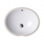 Ege Vitrifiye Pınara 53 cm Oval Tezgah Altı Lavabo 91531 - 1