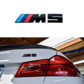BMW M5 BAGAJ YAZI LOGO MAT SİYAH - 1