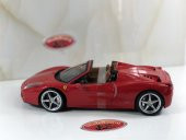 1:18 HOTWHEELS FERRARİ 458 SPİDER KIRMIZI - 7