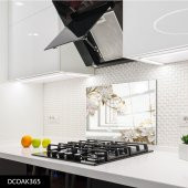 DİSEGNO CAM OCAK ARKASI KORUYUCU 60x52 cm | ÇİÇEK - 1