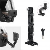 Aksiyon Kamera Ayarlanabilir Kask Bağlantı Aparatı Uzun Model - 3