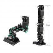 Aksiyon Kamera Ayarlanabilir Kask Bağlantı Aparatı Uzun Model - 5