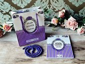 KARTON ÇANTALI HEDİYELİK YASİN İ ŞERİF MOR 100 ADET - 1