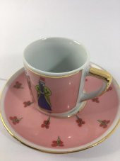 GÜRAL GALA ES KAHVE FİNCANI 2 KİŞİLİK 4 PARÇA PEMBE - 4