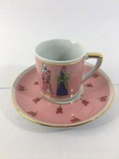 GÜRAL GALA ES KAHVE FİNCANI 2 KİŞİLİK 4 PARÇA PEMBE - 3