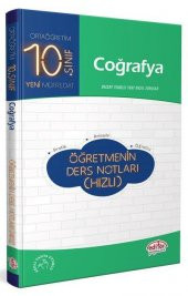 10.Sınıf Coğrafya Öğretmenin Ders Notları Hızlı Editör Yayınları - 1