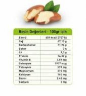 Brezilya Cevizi Fındığı Çerez Iri Boy Yeni Mahsül 100 gr - 2