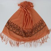 TOKAT EL BASKISI FULAR (TURUNCU) - 1