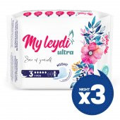 MYLEYDİ ULTRA HİJYENİK PED GECE 21 ADET (3 PAKET ) - 1