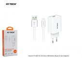 Hytech HY-XE21 5V 2.1A Micro USB Kablolu Ev Şarj Adaptörü - 1