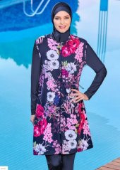 ADASEA 2039 DİJİTAL DESENLİ JİLELİ 2 Lİ TESETTÜR MAYO thumbnail 1