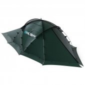 HUSKY Fighter Yeşil 3+1 Kişilik Çadır - 3