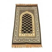 Lüks Kadife Spingel Seccade - Siyah/sarı - 1