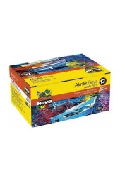 Nova Color Akrilik Boya Şişe 30 CC 12 Renk NC-179 - 1