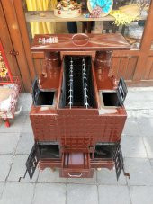TOKAT KEBABI OCAĞI (FIRINLANMIŞ EMAYE - 20 ADET ŞİŞ) - 1