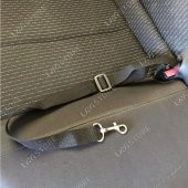 Kedi Köpek Araç Emniyet Kemeri Tasması Ayarlanabilir Araba Evcil Hayvan Oto Tasması Siyah - 2