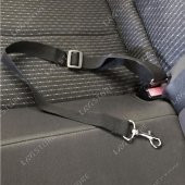 Kedi Köpek Araç Emniyet Kemeri Tasması Ayarlanabilir Araba Evcil Hayvan Oto Tasması Siyah - 9