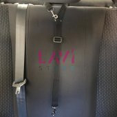 Kedi Köpek Araç Emniyet Kemeri Gezdirme Tasması Ayarlanabilir Araba Oto Tasma Siyah - 2