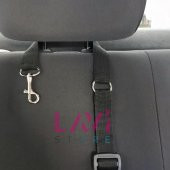 Kedi Köpek Araç Emniyet Kemeri Gezdirme Tasması Ayarlanabilir Araba Oto Tasma Siyah - 4