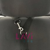 Kedi Köpek Araç Emniyet Kemeri Gezdirme Tasması Ayarlanabilir Araba Oto Tasma Siyah - 6