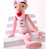 Pembe Panter Peluş Oyuncak 50 Cm Sevimli Uyku Arkadaşım - 4
