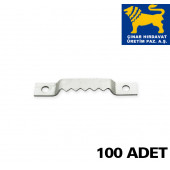 Arslan Mamulleri Timsah Çerçeve Askısı Büyük Boy Çinko 100 Adet - 2