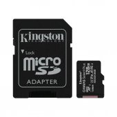 KINGSTON 128GB MICRO SDHC CANVAS CL10 SDCS2/128GB - 1