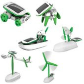 Güneş Enerjili Oyuncak Robot Oluşturma Seti Solar Kit (6lı Set) - 9