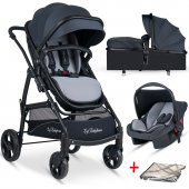 Baby Home Bh-855 Mix Gold Travel Sistem Bebek Arabası + Puset - 4