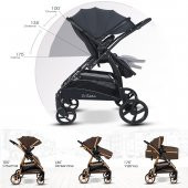 Baby Home Bh-855 Mix Gold Travel Sistem Bebek Arabası + Puset - 7