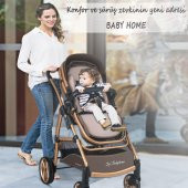 Baby Home Bh-855 Mix Gold Travel Sistem Bebek Arabası + Puset - 10
