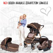 Baby Home Bh-855 Mix Gold Travel Sistem Bebek Arabası + Puset - 12